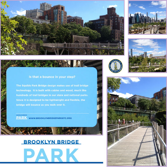 whatâ€™s happening in New York, Brooklyn Bridge Park, parks and recreation, nyc walks, brooklyn walks, weekend doings, leisure time, Squibb Bridge