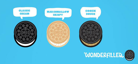 oreo cookies, limited-edition promotion, new flavors, product marketing