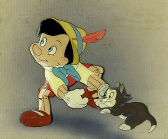 animation cels, Walt Disneyâ€™s Pinocchio, entertainment, drawings, notable anniversaries, drawings, storyboards